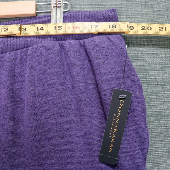 Donna Karan Sleepwear Lounge Pants Womens 2X Purple Drawstring Long New - Picture 6 of 9